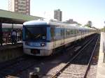 Der Zug in Tigre nach Retiro ein Bahnhof von Buenos Aires.