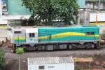 Lokomotive der Firma VALE (Minenkonzern) im Hafen von Vitoria, Brasilien - Aufnahmedatum 31.10.2014