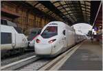 Beim Fotografieren der letzten SNCF BB 67000 in Strasbourg entdeckt: der Alstom TGV M  Avelina Horizon  Rame 997 mit den Triebköpfen TGV 21015 und 21016 ist auf Probefahrt und fährt durch