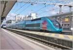 Schnell und billig, dafür steht der blaue SNCF TGV ouigo; der TGV Duples Dasye Rame 773 wartet in Lyon Part Dieu auf seinen nächsten Einsatz.