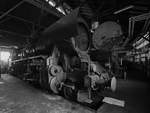Die 1944 bei Henschel gebaute Dampflokomotive 33-037 ist noch betriebsfähig und ist hier Ende August 2019 im Eisenbahnmuseum Ljubljana zu sehen.