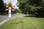 Die alte Strecke Zwischen Danzig (Gdánsk) und Westerplatte wird heute nur mit einer Draisine für Touristen befahren.