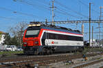Infrastrukturdiagnose XTmass 99 85 9 160 001-5 durchfährt am 25.03.2024 den Bahnhof Pratteln.