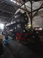 Die 1924 bei MAVAG gebaute Dampflokomotive 11-023 ist eine von dreien  Hofzuglokomotiven  Tito´s, die einst den  Blauen Sonderzug  des jugoslawischen Staatspräsidenten zogen.