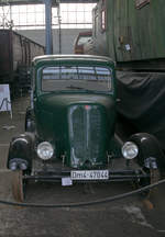 Top saniert, die Tatra PKW Draisine im Museum Chomutov.