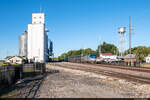 Am 29.09.2022 ist GE P42DC Amtrak 53 unterwegs mit dem Texas Eagle Run 21 und konnte hier bei Elkhart IL, USA mit knapp 20 Minuten Verspätung aufgenommen werden