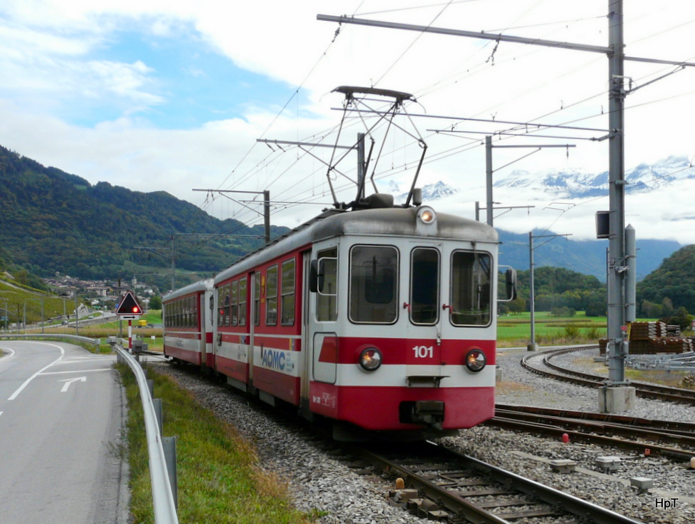 tpc / AOMC Triebwagen Be 4/4 101 mit Steuerwagen Bt 132