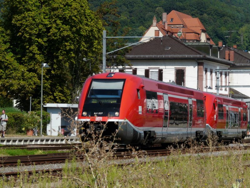 Db Triebz Ge Unterwegs Nach Lauchringen Bei Der