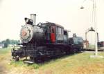 Strasburg Railroad #4 steht 3/11/1989 im Railroad Museum of Pennsylvania, Strasburg Pennsylvania.