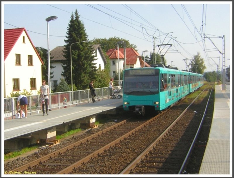 Der 3. Zug der Linie U2 nach Bad HomburgGonzenheim