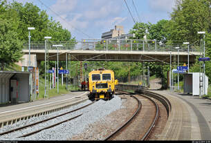 Von Ende April bis Anfang Mai 2019 fanden parallel zu den Maßnahmen zwischen Halle Südstadt und Angersdorf auch Gleisbauarbeiten am Hp Halle Zscherbener Straße auf der Bahnstrecke