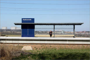 Klare Linien -     Die Stadtbahnhaltestelle Stadionstraße der verlängerten U6 erschließt Teile von Echterdingen.