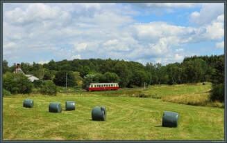 187 019-5 der HSB erreicht am 28.07.2024 als P 8914 den Bahnhof Stiege.