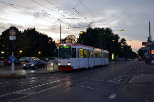 SWK Tw 842  Linie 041, KR-Fischeln Grundend  Krefeld, Stadtpark Fischeln  04.09.2024