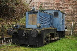 BBC 136 (Henschel 24372/1939) am 14.12.24 im Eisenbahnmuseum Neustadt.