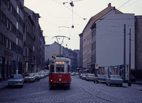 Wien Wiener Stadtwerke-Verkehrsbetriebe (WVB) SL 78/ (T2 428 (Lohnerwerke 1956, Umbau vom T 428)) III, Landstraße, Erdbergstraße / Fruethstraße am 19.