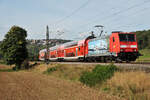 DB 146 210-0 mit RE 5 bei Uhingen 02.10.2021