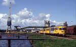 Am 05.09.1992 gab es eine Bereisungsfahrt auf der Hafenbahn in Delfzijl.