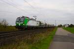 SETG Siemens Vectron 193 728-3 mit Schttgutwagenzug in Babenhausen (Hessen) am 02.11.24