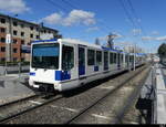 tl - Triebwagen Be 4/6 558 219 + 558 201 bei der Haltestelle Ecublens Cerisaie am 28.02.2025