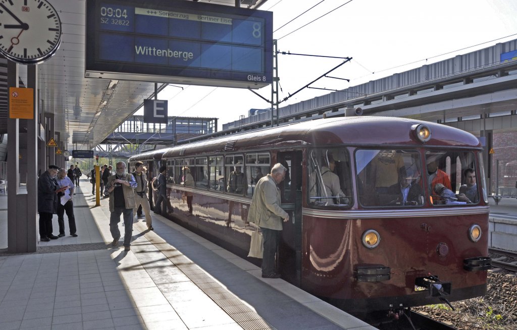 05.05.2013 Berlin Gesundbrunnen; bereitgestellt ist der VT 95 der BEF fr eine Sonderfahrt nach Wittenberge, zum Historischen Lokschuppen.