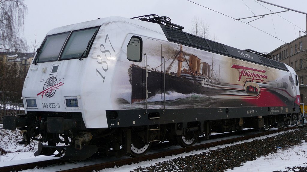 08.02.2013 Br 145023 der PRESS in Reichenbach/Vogtl.