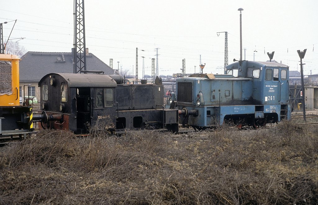  100 441  Halle Hbf  05.03.91 