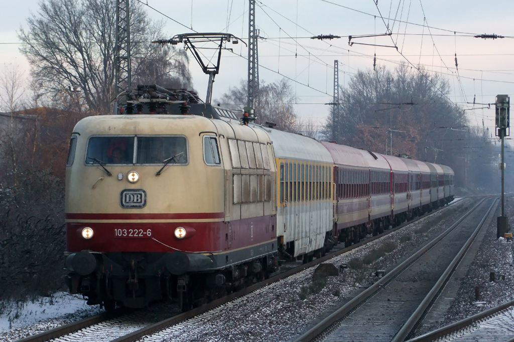 103 222-6 in Recklinghausen-Sd 8.12.2012