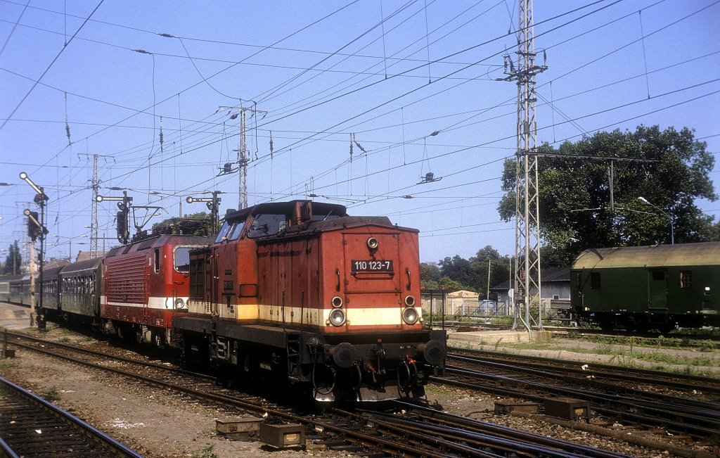 110 123 + 243 171  Stralsund  29.08.90