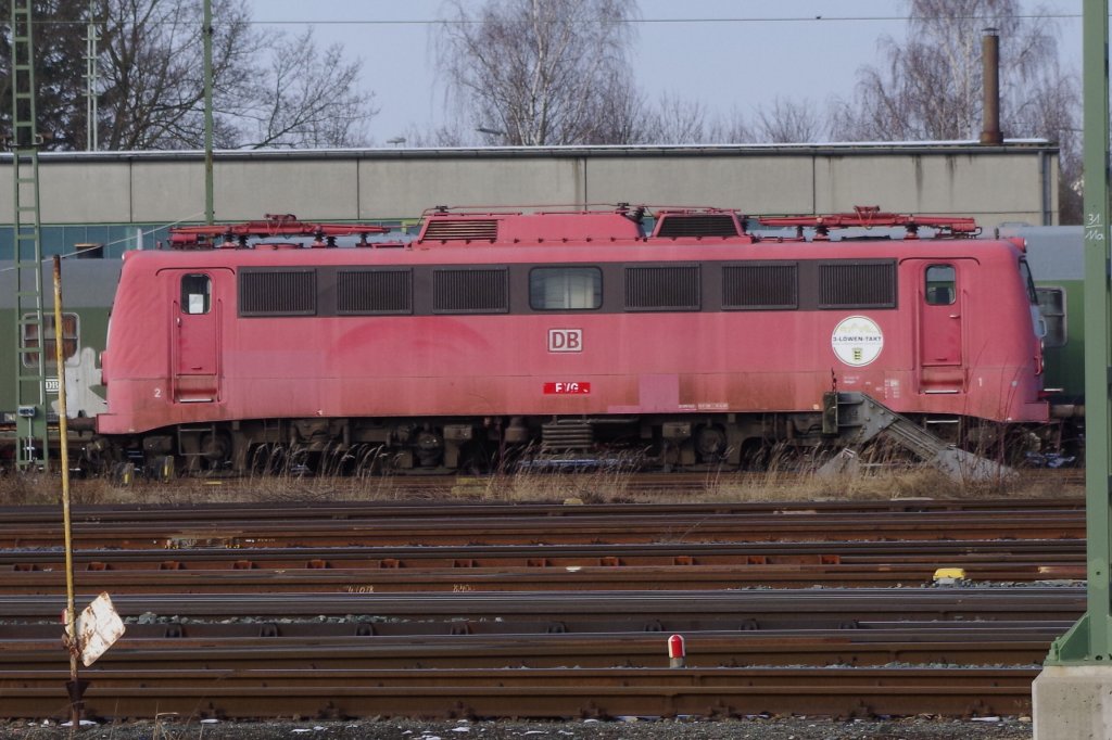 110 226 steht am 14.02.2013 in Lichtenfels abgestellt. 