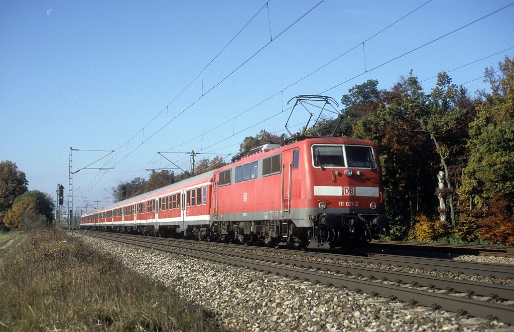  111 021  bei Zorneding  01.11.07