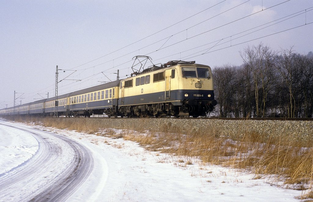  111 024  bei Burgau  04.02.87