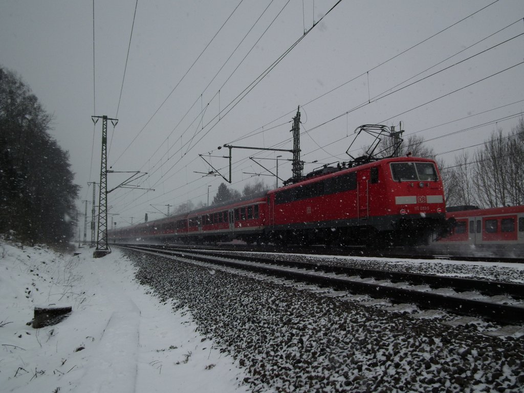 111 053 12.02.2013 Grafing Bahnhof