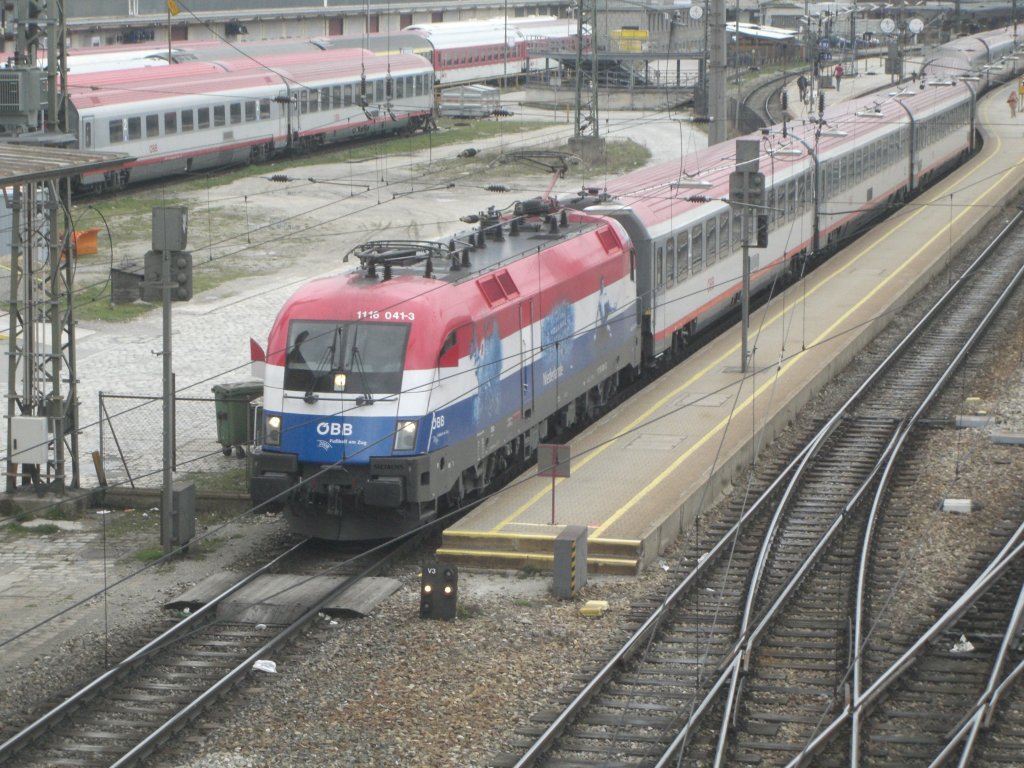 1116 041-3 im Wiener Westbahnhof am 21.03.2008