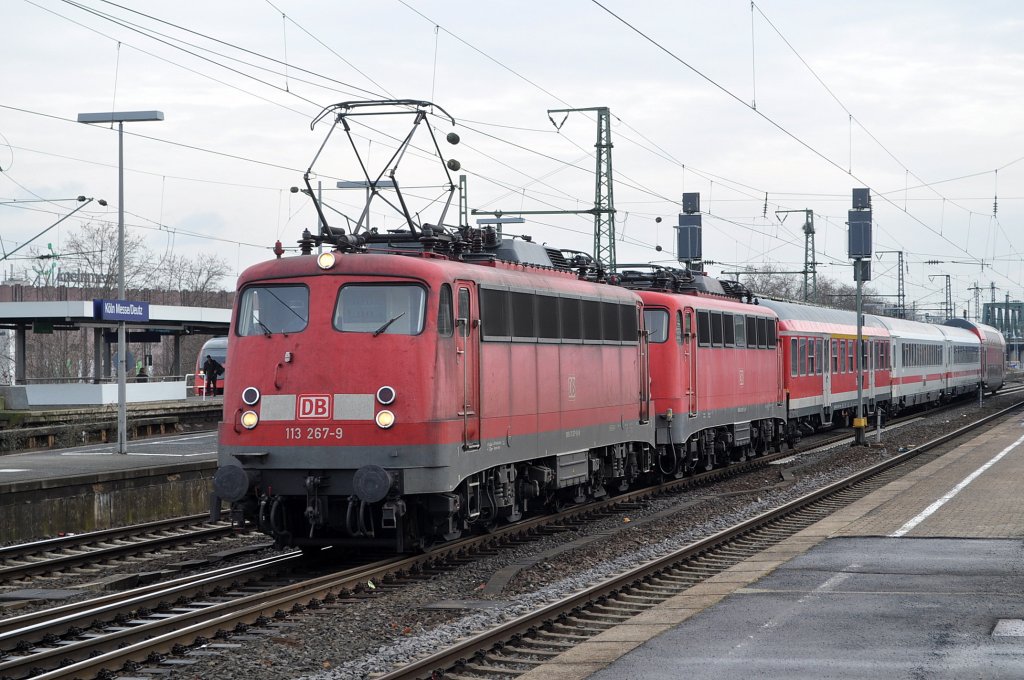 113 267 + 110 436 Kln-Deutz 09.01.2011