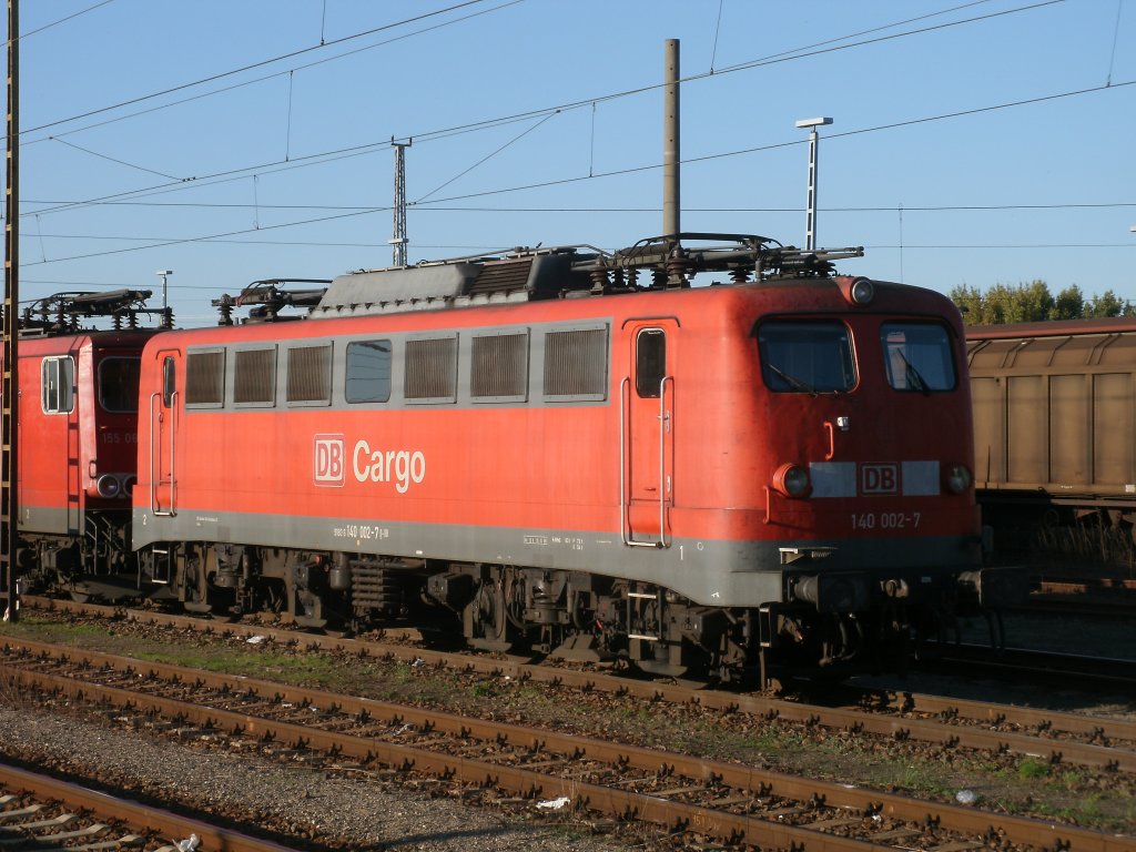 140 002 mit der niedrigsten Ordnungsnummer abgestellt,am 01.Oktober 2011,in Angermnde.