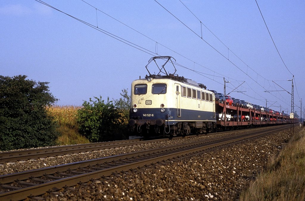  140 521  bei Augsburg - Hochzoll  18.09.91