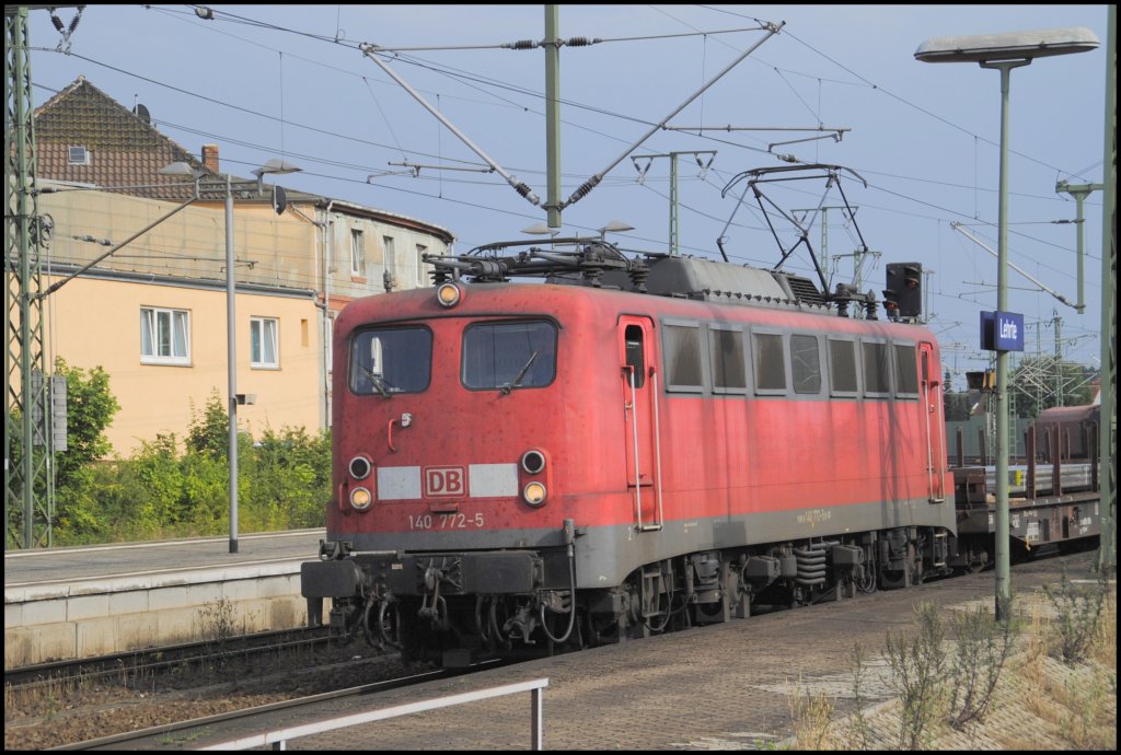 140 772-5, am 04.08.2010 in Lehrte.