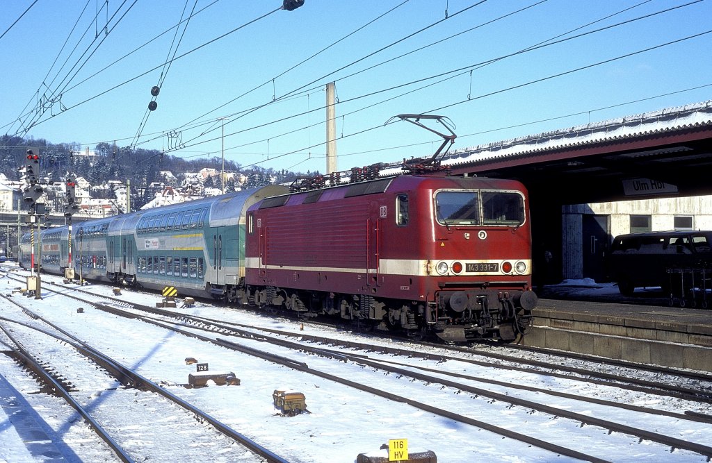  143 331  Ulm Hbf  26.12.96