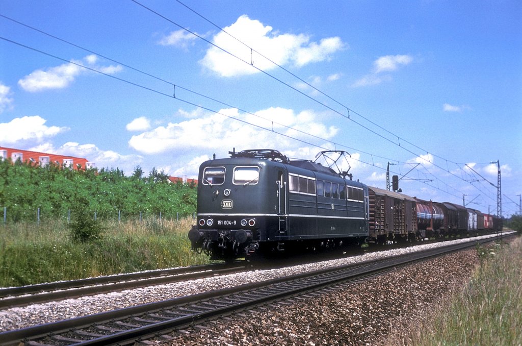 151 004  Augsburg - Hochzoll  08.07.89