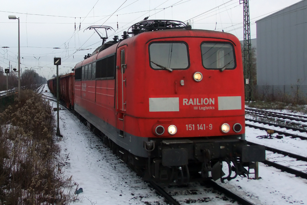 151 141-9 in Recklinghausen-Sd 14.12.2012