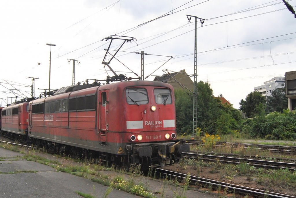 151 160-9 in Lehrte, am 22.08.10