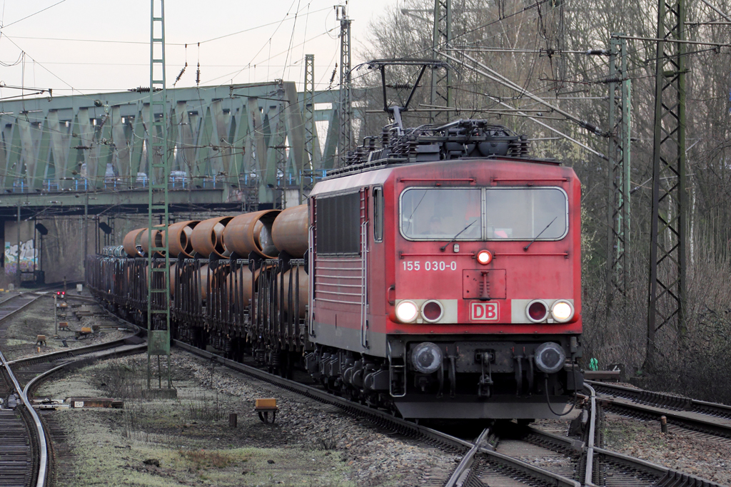 155 030-0 in Recklinghausen-Sd 15.4.2013