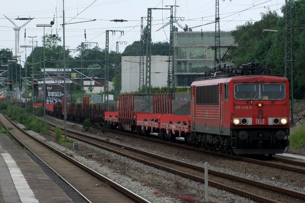 155 048-2 in Recklinghausen 2.7.2012