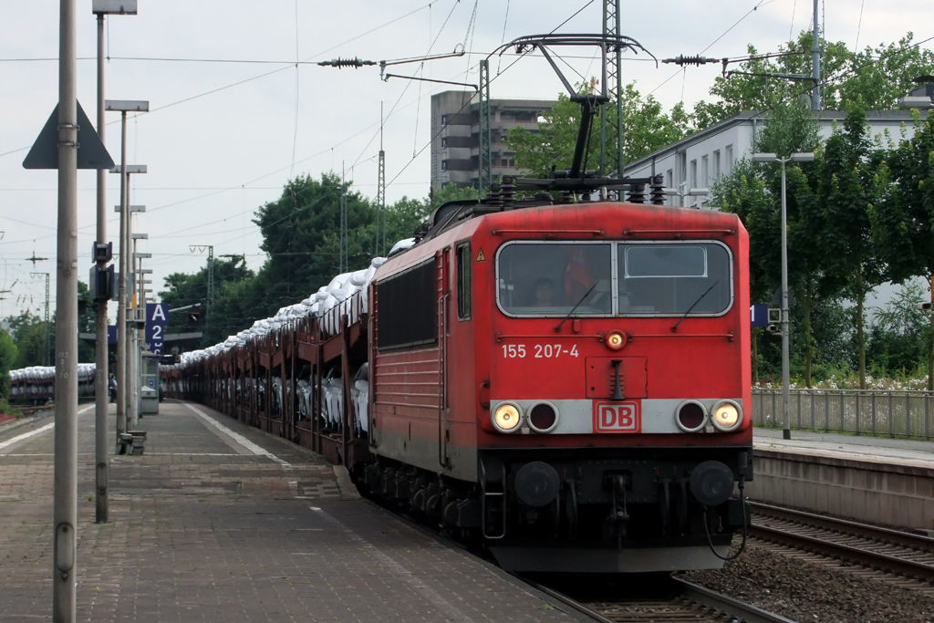 155 207-4 in Recklinghausen 2.7.2012