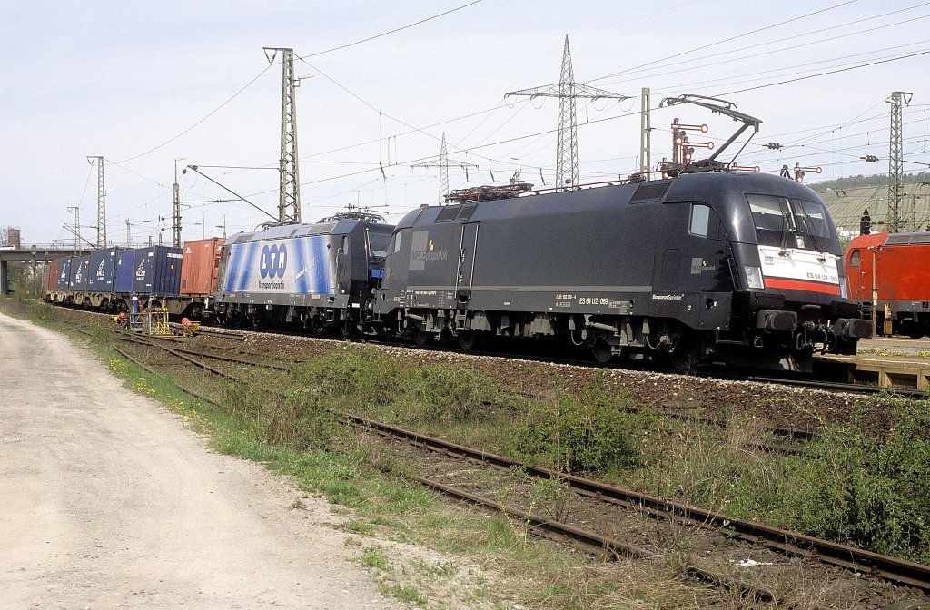  182 569 + 185 546  Wrzburg - Zell  22.04.10