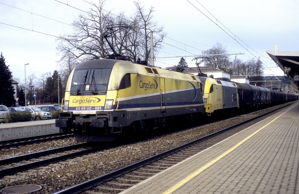  182 581 + 182 513  Vcklabruck  13.03.08