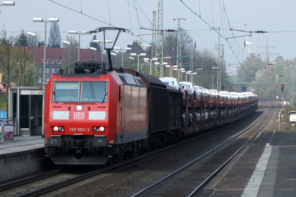 185 083-3 in Recklinghausen 13.4.2012