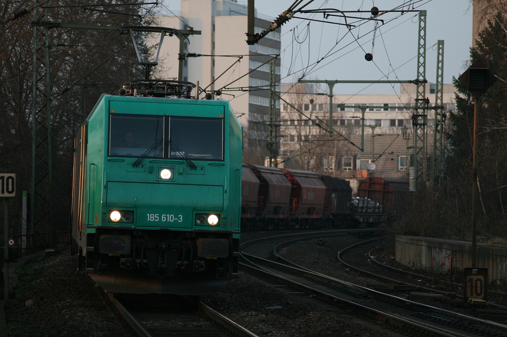 185 610 mit gem GZ in Bonn Beuel am 12.02.2011