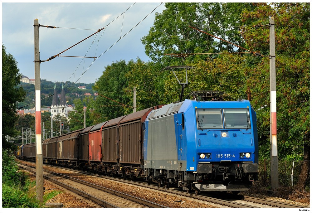 185.515 mit dem DG 45121; Wien/Speising, 18.9.2010.